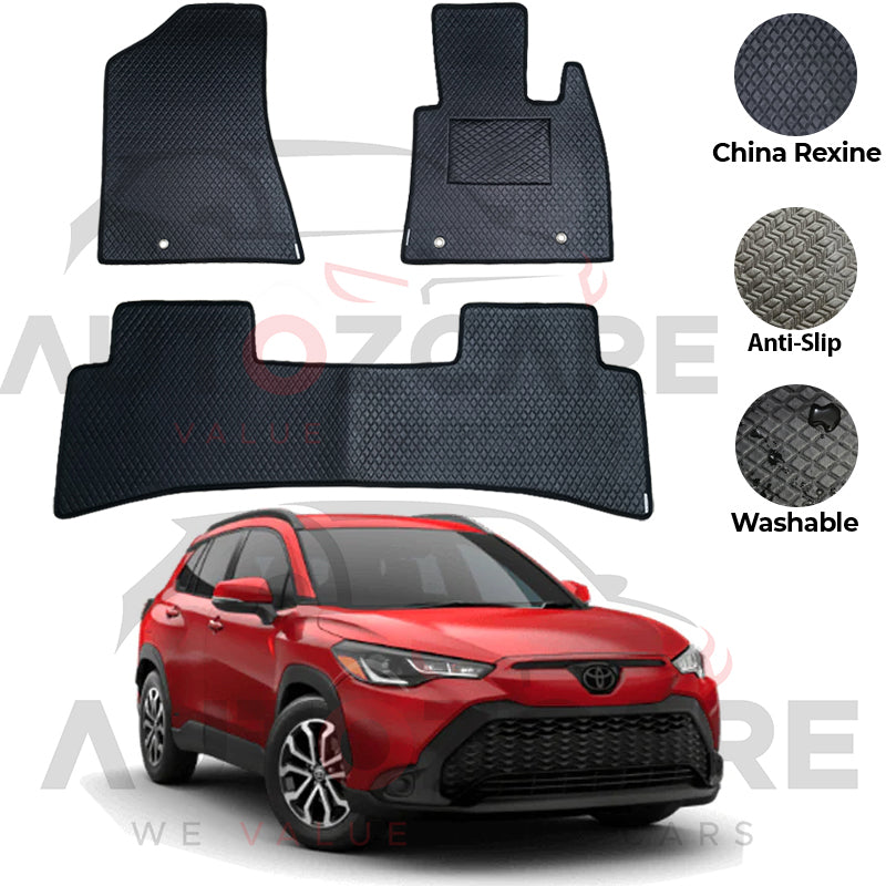Toyota Corolla Cross China Rexine Floor Mat 5PCS - Model 2020-2025