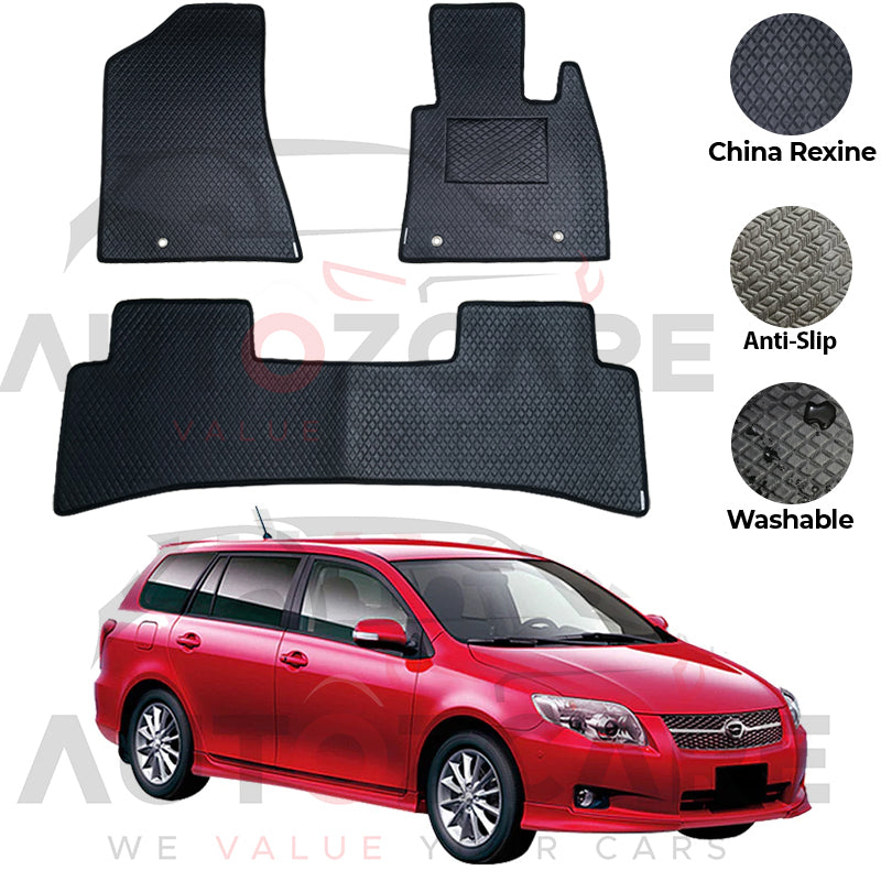 Toyota Corolla Fielder China Rexine Floor Mat 3PCS - Model 2006-2012