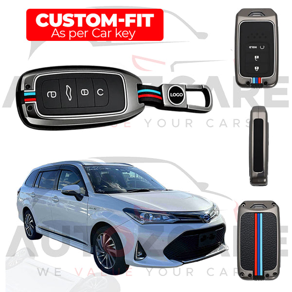 Toyota Corolla Remote Key Cover with Keychain - Model 2013-2025