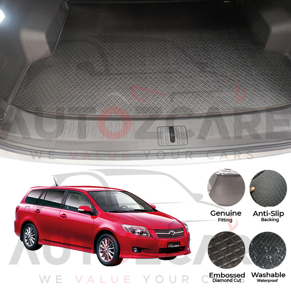 Toyota Corolla Fielder China Rexine Custom-Size Trunk Mat - Model 2006-2012