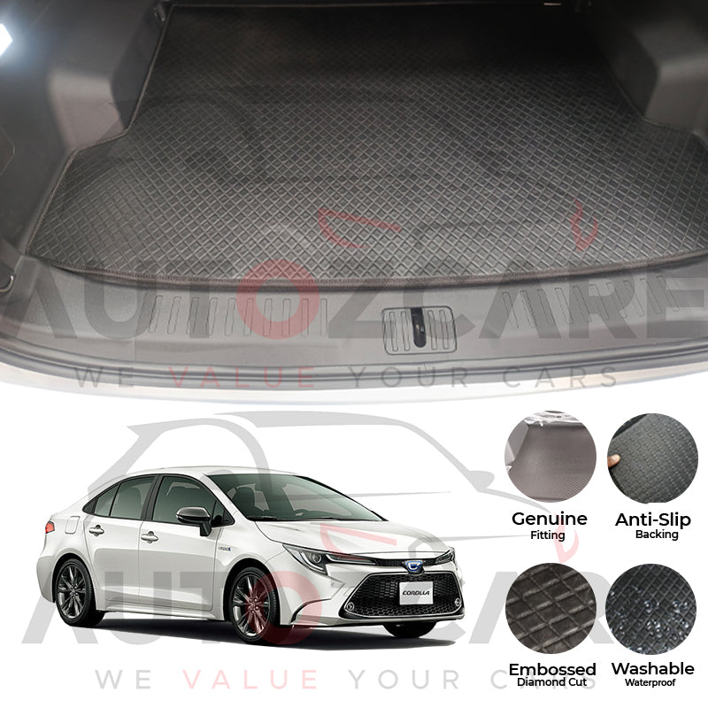 Toyota Corolla Hybrid China Rexine Custom-Size Trunk Mat - Model 2018-2025