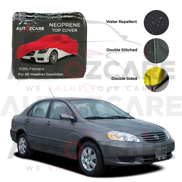 Toyota Corolla Neoprene Top Cover - Model 2000-2005