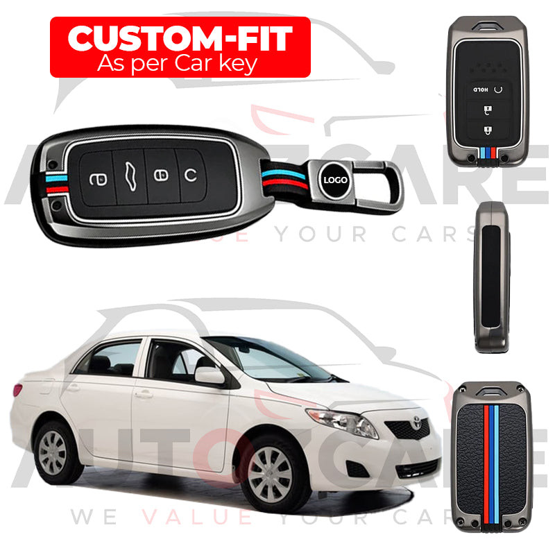 Toyota Corolla Remote Key Cover with Keychain - Model 2009-2013