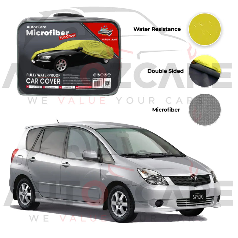 Toyota Corolla Spacio Microfiber Car Top Cover - Model 2001-2026