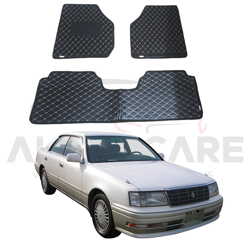 Toyota Crown 1995-1999 7D Floor Mat ( Flat Style ) 3PCS - AutozCare Pakistan