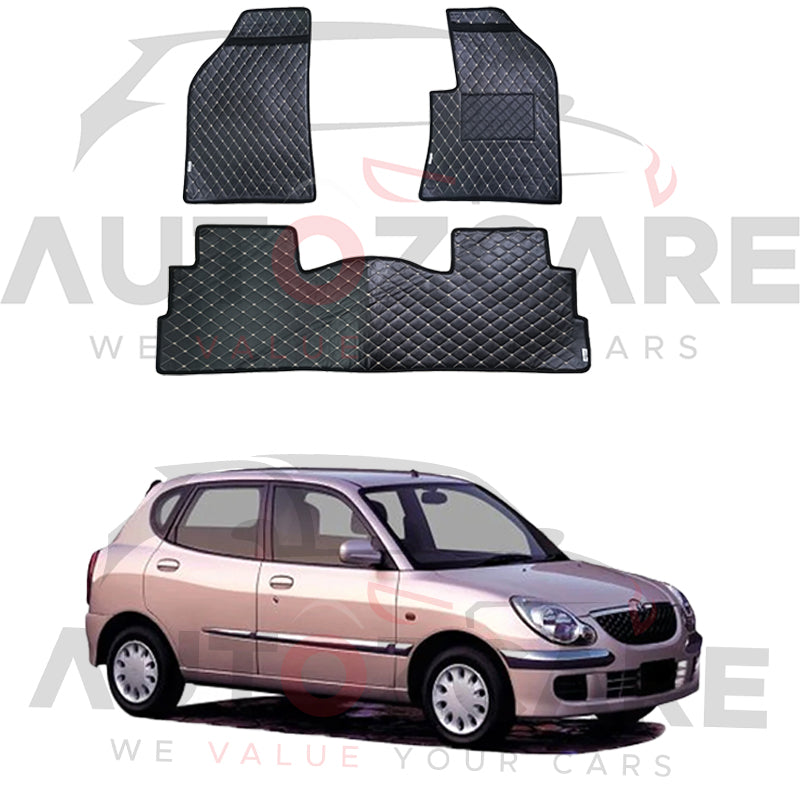 Toyota Duet 7D Floor Mat ( Flat Style ) - Model 1998-2004