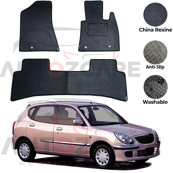 Toyota Duet China Rexine Floor Mat 3PCS - Model 1998-2004