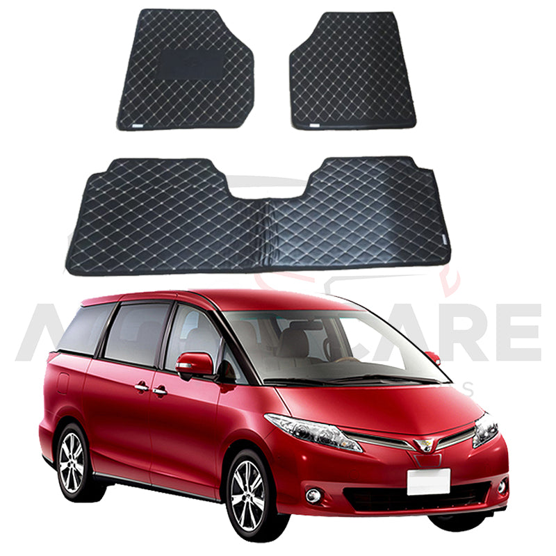 Toyota Estima 7D Floor Mat ( Flat Style ) - Model 2006-2018 - AutozCare Pakistan