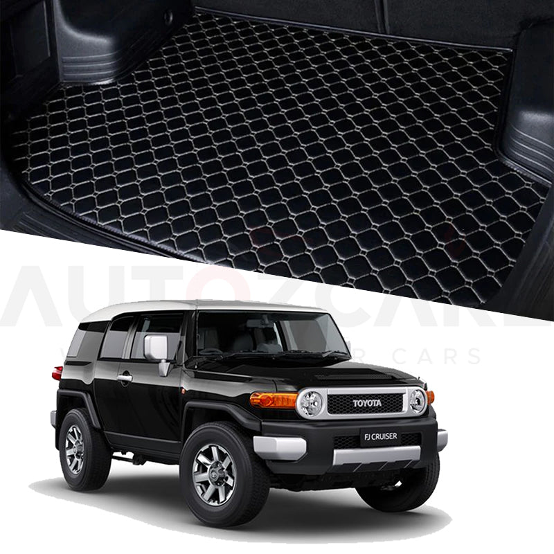 Toyota Fj Cruiser 7D Custom Car Trunk Mat - Model 2006-2018 - AutozCare Pakistan