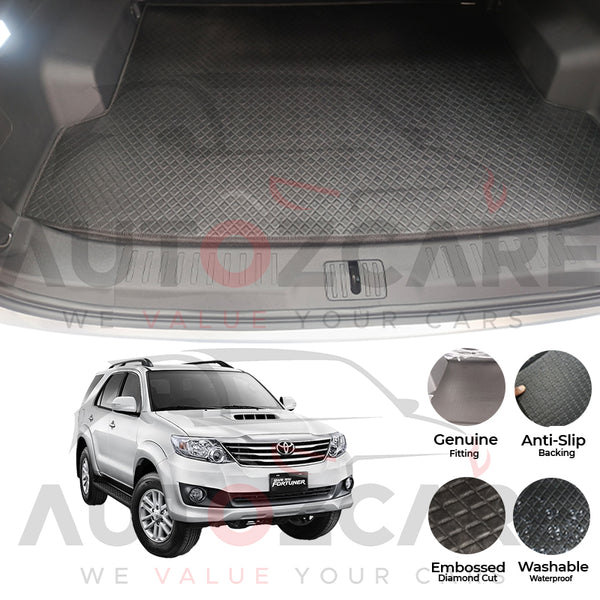 Toyota Fortuner China Rexine Custom-Size Trunk Mat - Model 2013-2016