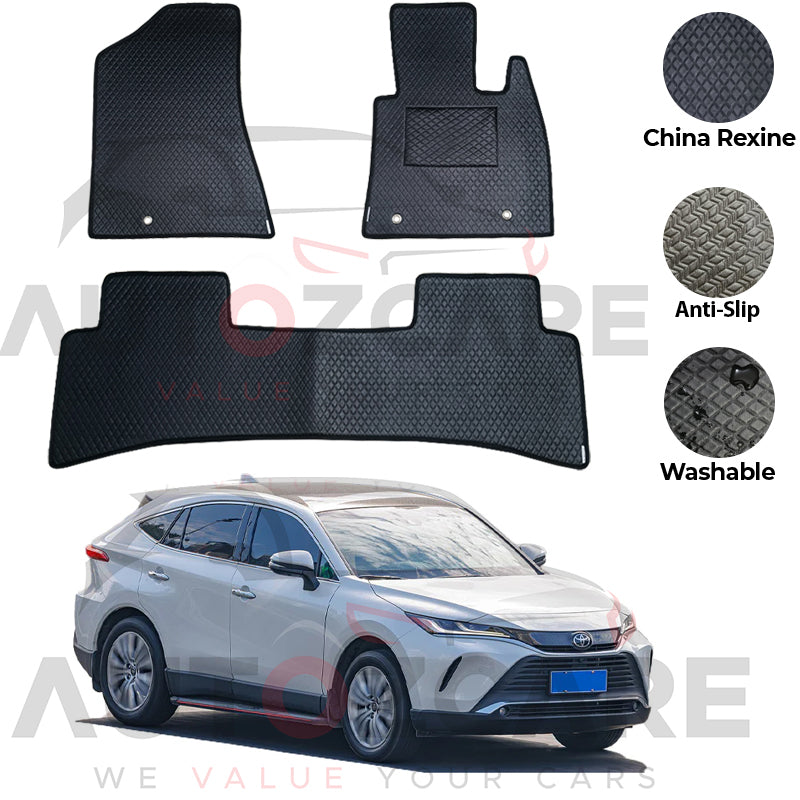 Toyota Harrier China Rexine Floor Mat 5PCS - Model 2023-2025