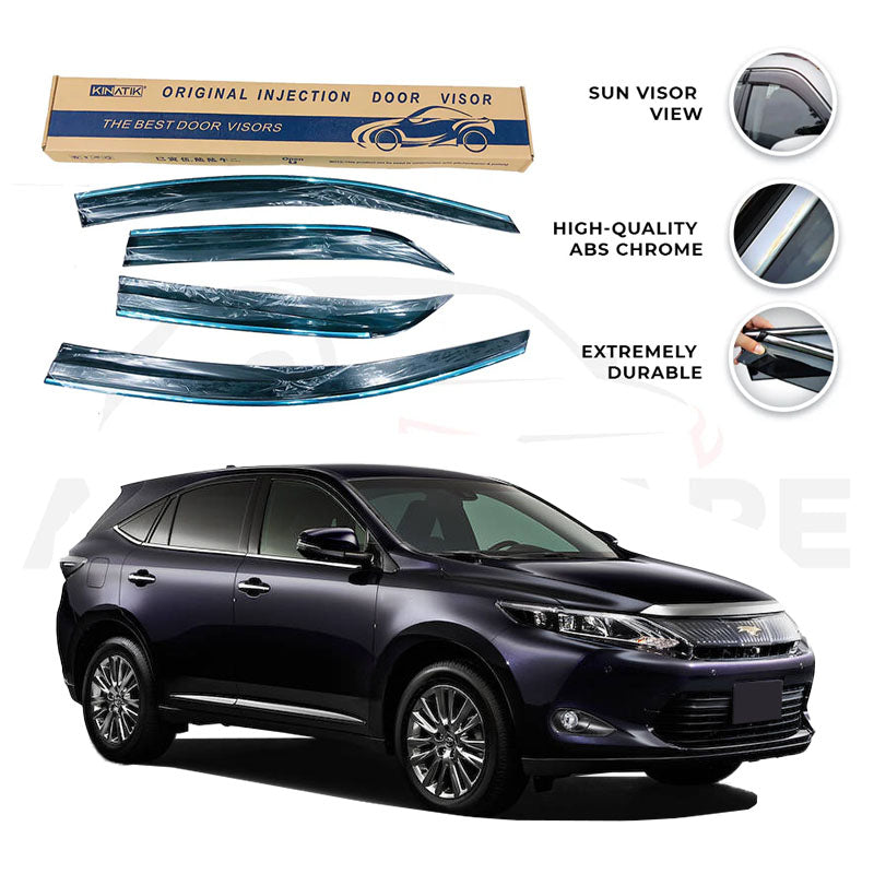 Toyota Harrier Air press sun visor with chrome model  2019-2022