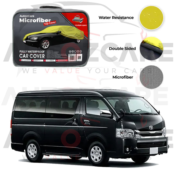 Toyota Hiace Microfiber Car Top Cover - Model 2004-2018