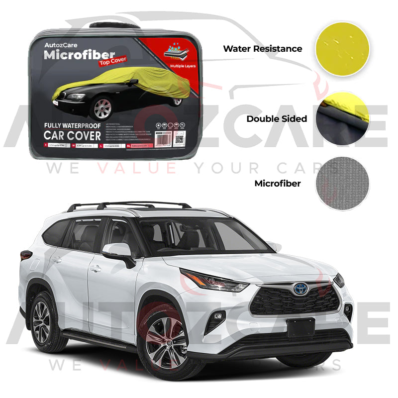 Toyota Highlander Microfiber Car Top Cover - Model 2020-2026
