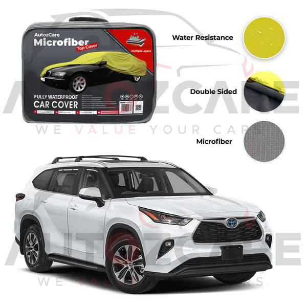 Toyota Highlander Microfiber Car Top Cover - Model 2020-2026