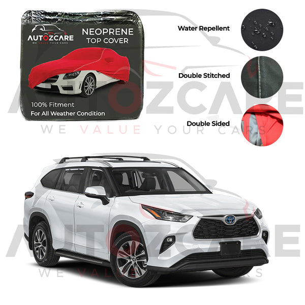 Toyota Highlander Neoprene Top Cover - Model 2020-2026