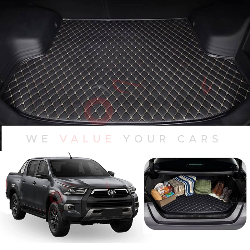Toyota Hilux Revo Vigo Rocco 7D Custom Car Trunk Mat - Model 2016-2025