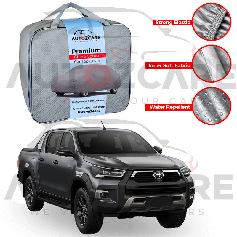 Toyota Hilux Vigo / Revo / Rocco 2016-2025 | China Cotton Top Cover | Soft Inner Fabric