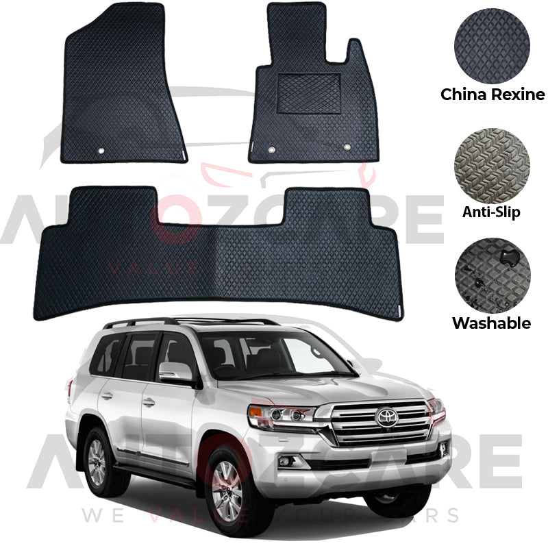 Toyota Land Cruiser LC200 China Rexine Floor Mat 3PCS - Model 2016-2021