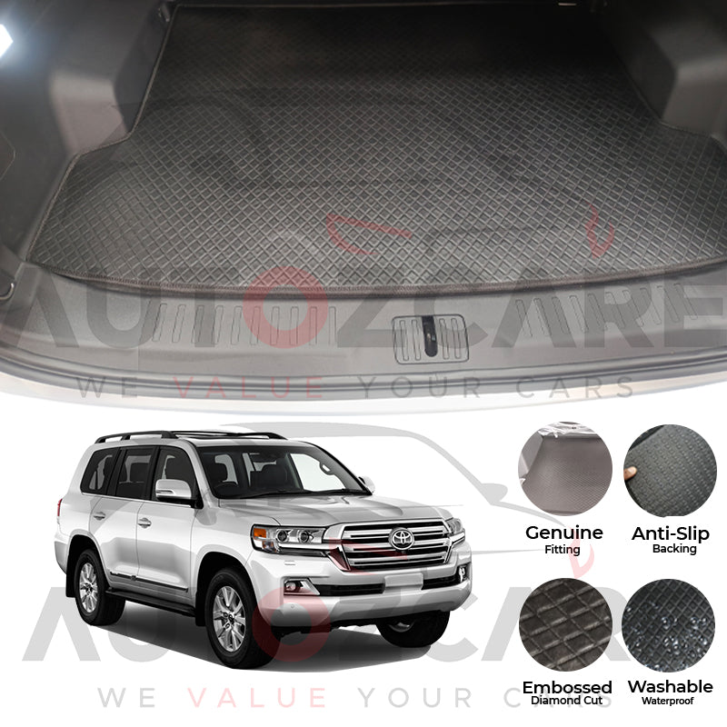 Toyota Land Cruiser LC200 China Rexine Custom-Size Trunk Mat - Model 2016-2021