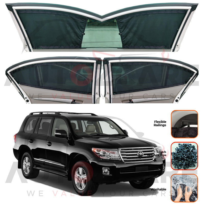 Toyota Land Cruiser LC200 V8 Custom Car Sliding Curtains - Model 2007-2015
