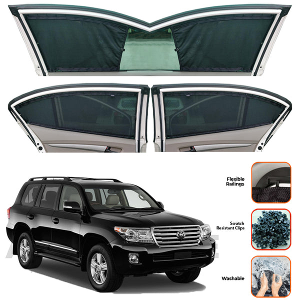 Toyota Land Cruiser LC200 V8 Custom Car Sliding Curtains - Model 2007-2015