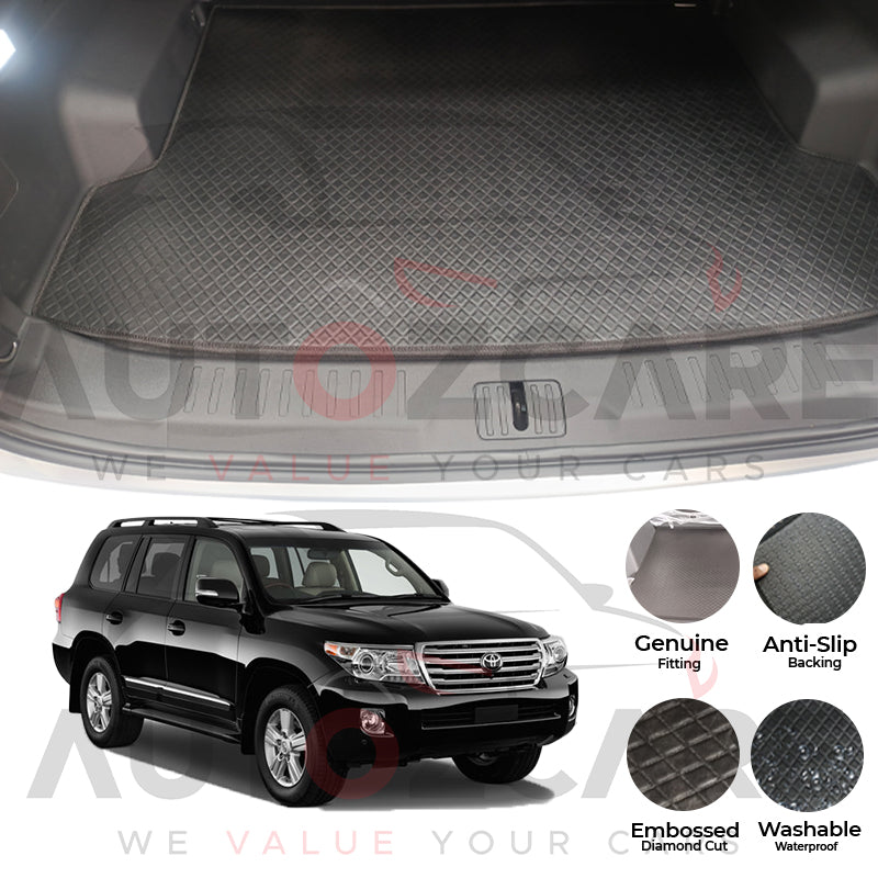 Toyota Land Cruiser LC200 V8 China Rexine Custom-Size Trunk Mat - Model 2007-2015