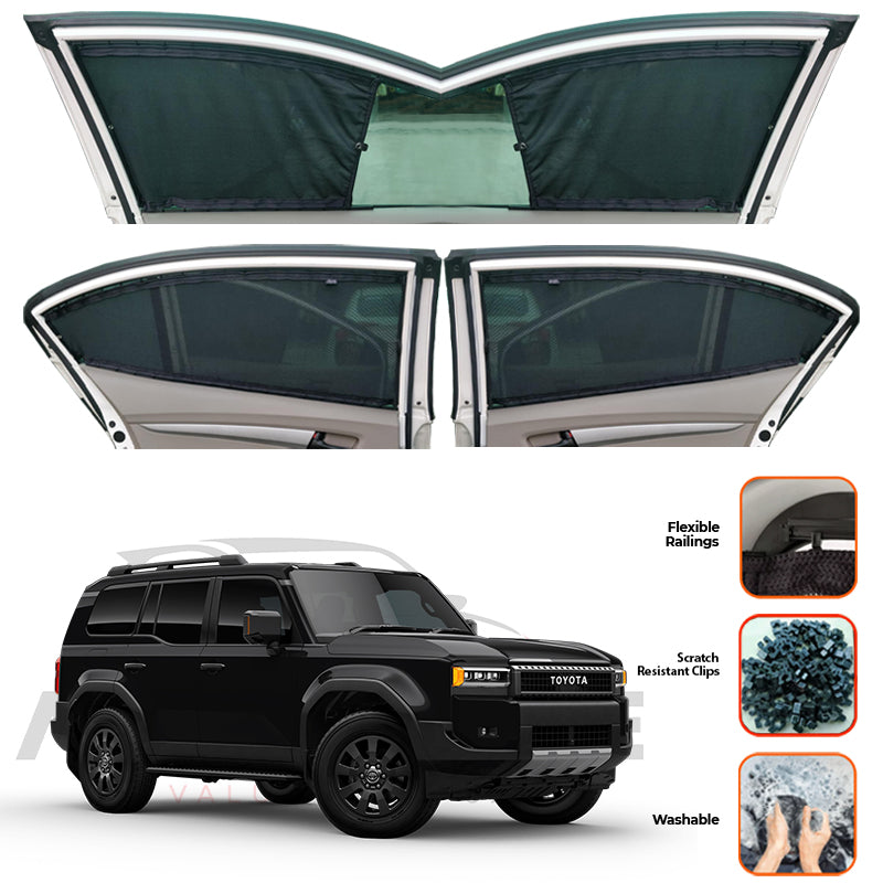 Toyota Land Cruiser LC250  Custom Car Sliding Curtains - Model 2025