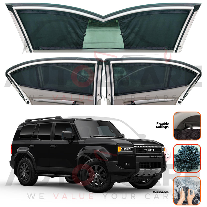 Toyota Land Cruiser LC250  Custom Car Sliding Curtains - Model 2025