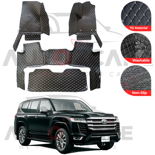 Toyota Land Cruiser LC300 7D Floor Mat (Tray Style) 4PCS / 6PCS - Model 2022-2024