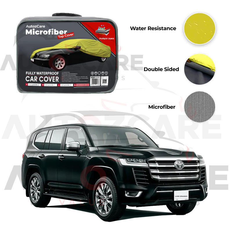 Toyota Land Cruiser LC300 Microfiber Car Top Cover - Model 2022-2024