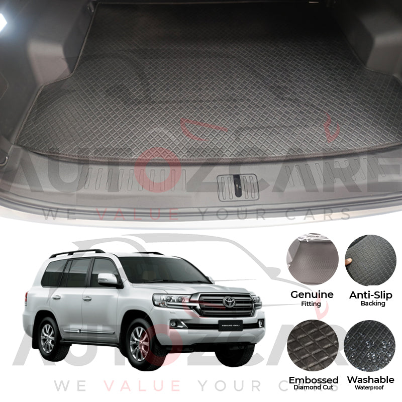 Toyota Land Cruiser China Rexine Custom-Size Trunk Mat - Model 2008-2020
