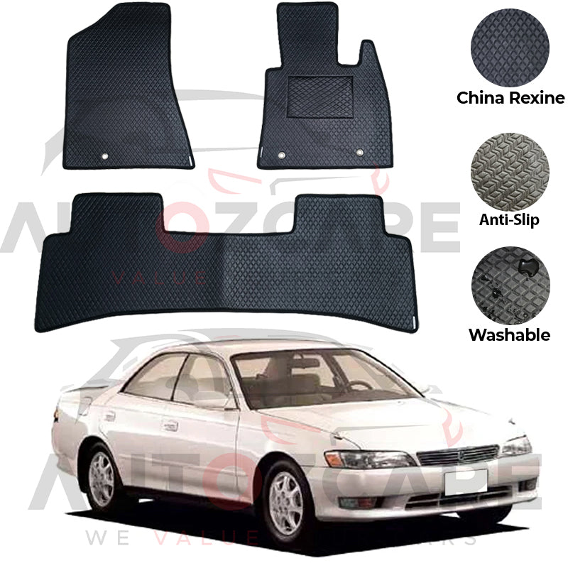 Toyota Mark 2 II China Rexine Floor Mat 3PCS - Model 1992-1995