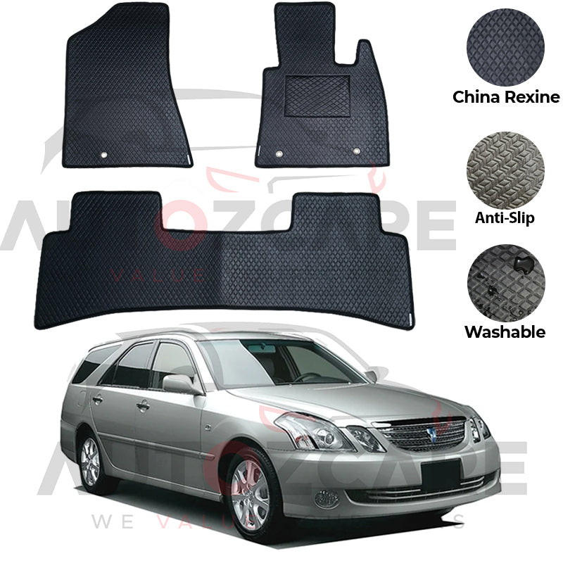 Toyota Mark 2 II China Rexine Floor Mat 3PCS - Model 2000-2004