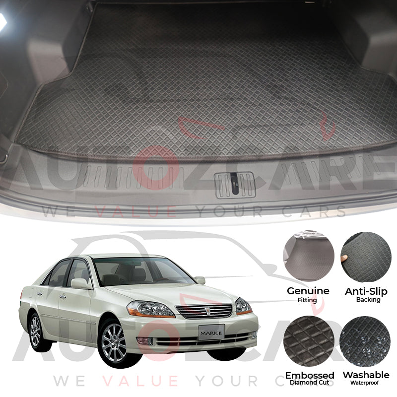 Toyota Mark 2 II China Rexine Custom-Size Trunk Mat - Model 2000-2004