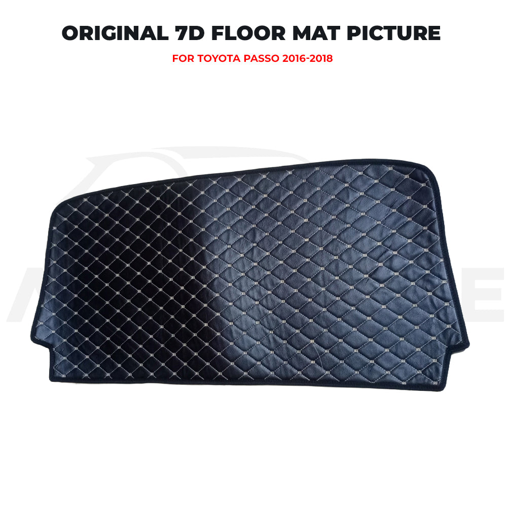 Toyota Passo 7D Custom Car Trunk Mat - Model 2016-2018