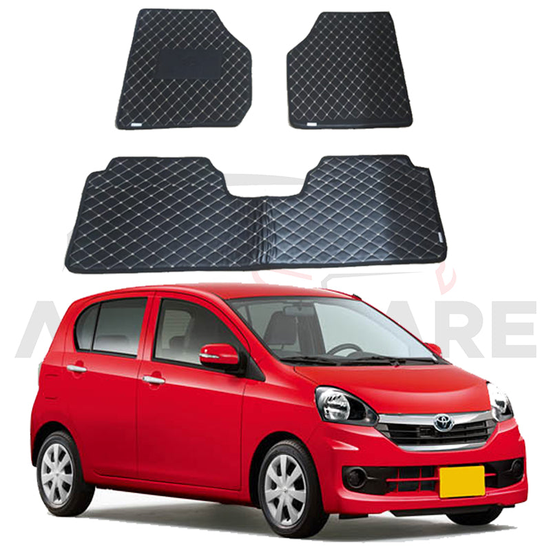 Toyota Pixis 7D Floor Mat ( Flat Style ) - Model 2012-2018 - AutozCare Pakistan