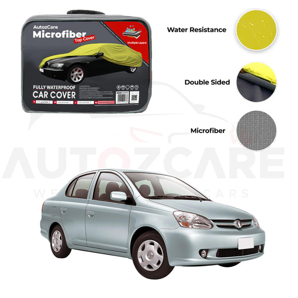 Toyota Platz Microfiber Car Top Cover - Model 1999-2005 - AutozCare Pakistan