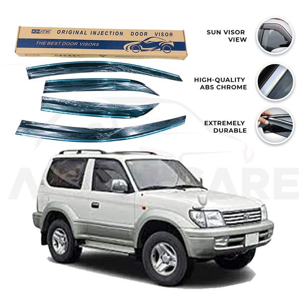 Toyota Prado Air press sun visor with chrome model 1996-2002 - AutozCare Pakistan