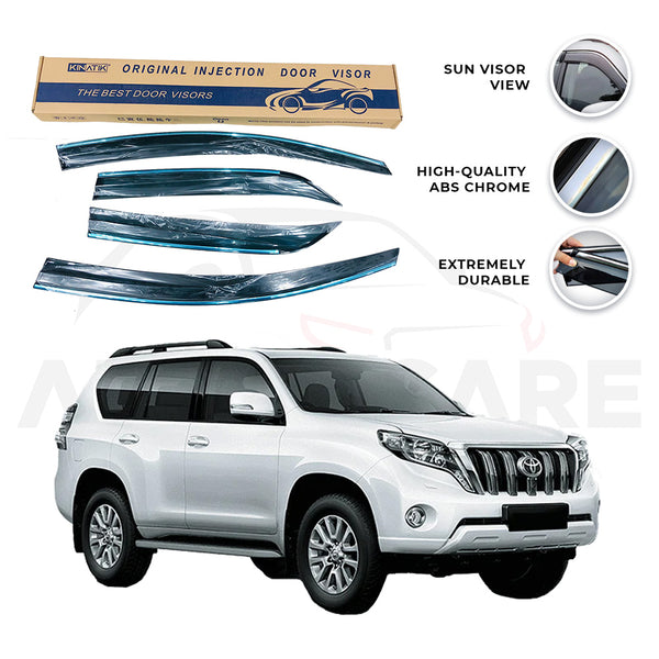 Toyota Prado Air press sun visor with chrome model 2009-2022 - AutozCare Pakistan