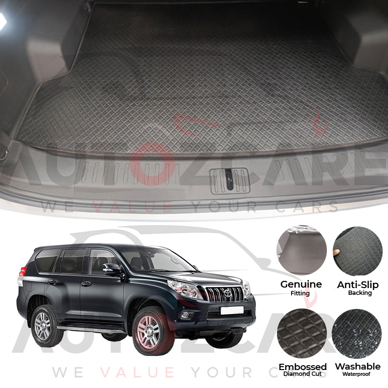 Toyota Prado FJ150 \ FJ160 China Rexine Custom-Size Trunk Mat - Model 2009-2025