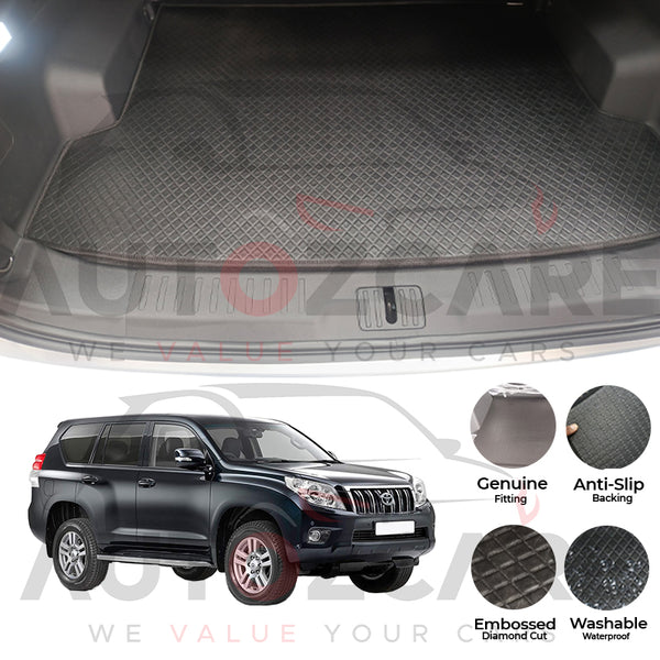 Toyota Prado FJ150 \ FJ160 China Rexine Custom-Size Trunk Mat - Model 2009-2025