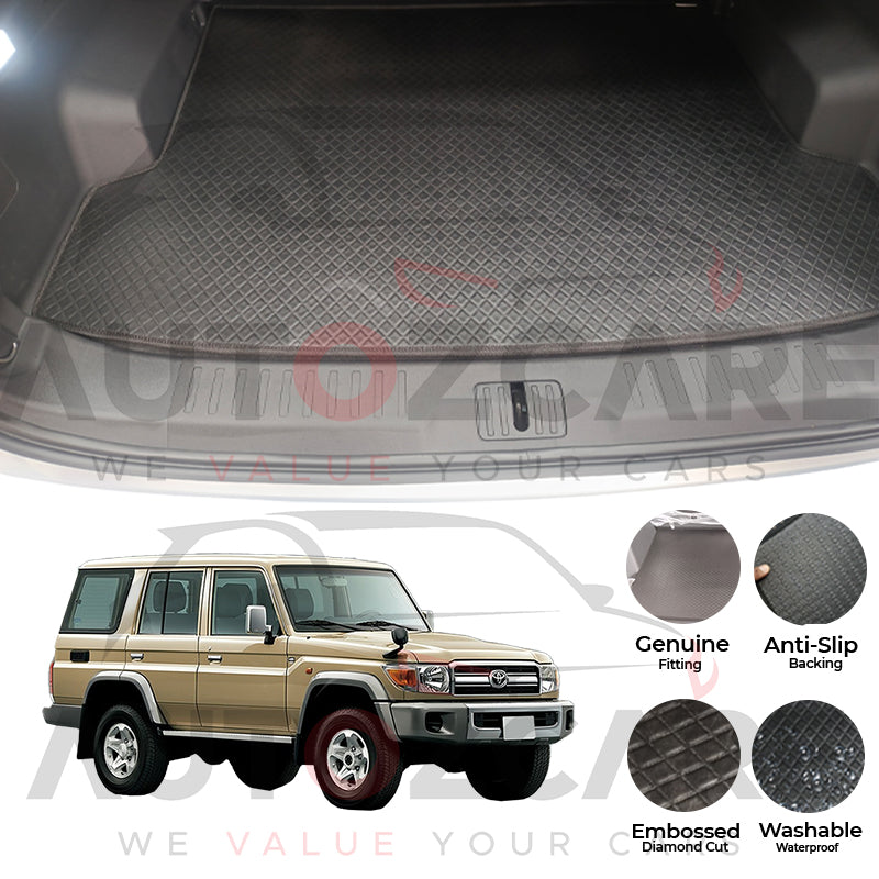 Toyota Prado FJ70 China Rexine Custom-Size Trunk Mat - Model 1988-1995