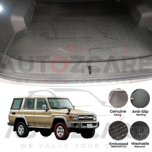 Toyota Prado FJ70 China Rexine Custom-Size Trunk Mat - Model 1988-1995