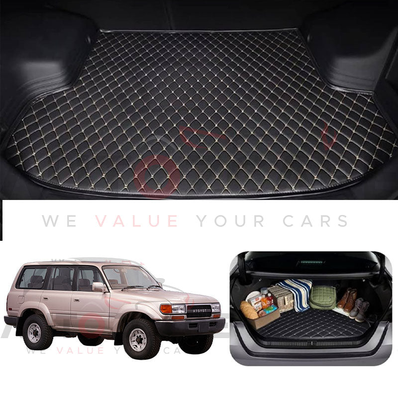Toyota Prado FJ80 7D Custom Car Trunk Mat - Model 1990-1998