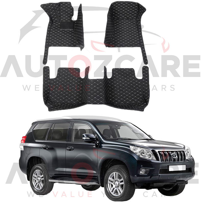 Toyota Prado FJ150 7D Floor Mat (Tray Style) 4PCS - Model 2009-2023