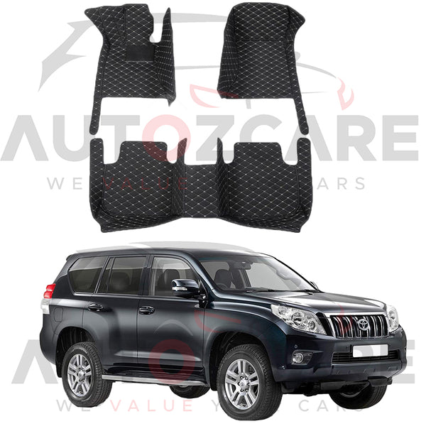 Toyota Prado FJ150 7D Floor Mat (Tray Style) 4PCS - Model 2009-2023