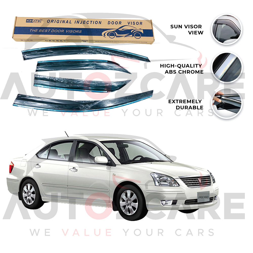 Toyota Premio Air press sun visor with chrome - Model 2001-2007