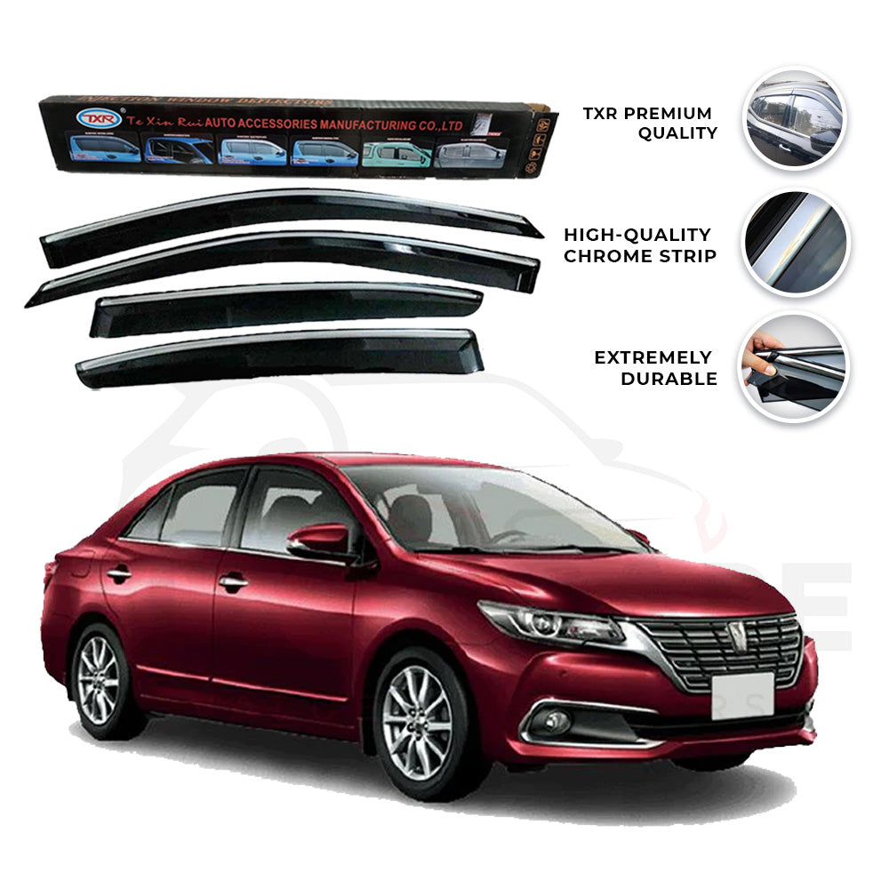 Toyota Premio TXR press sun visor with chrome model 2007-2018 - AutozCare Pakistan