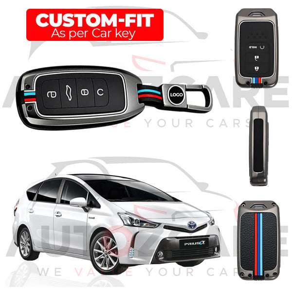 Toyota Prius Alpha Remote Key Cover with Keychain - Model 2011-2021